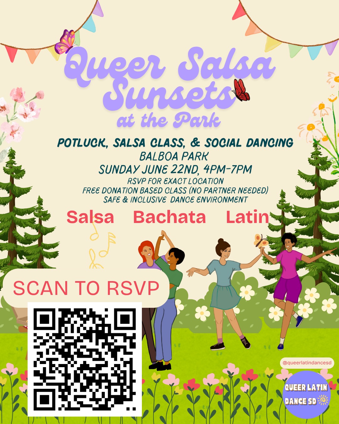 Summer Salsa Social Flyer