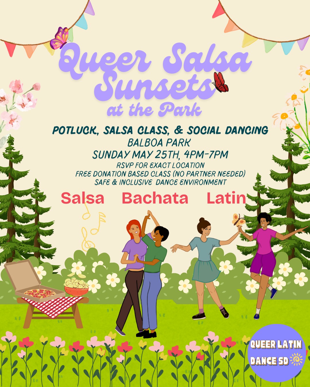 Summer Salsa Social Flyer